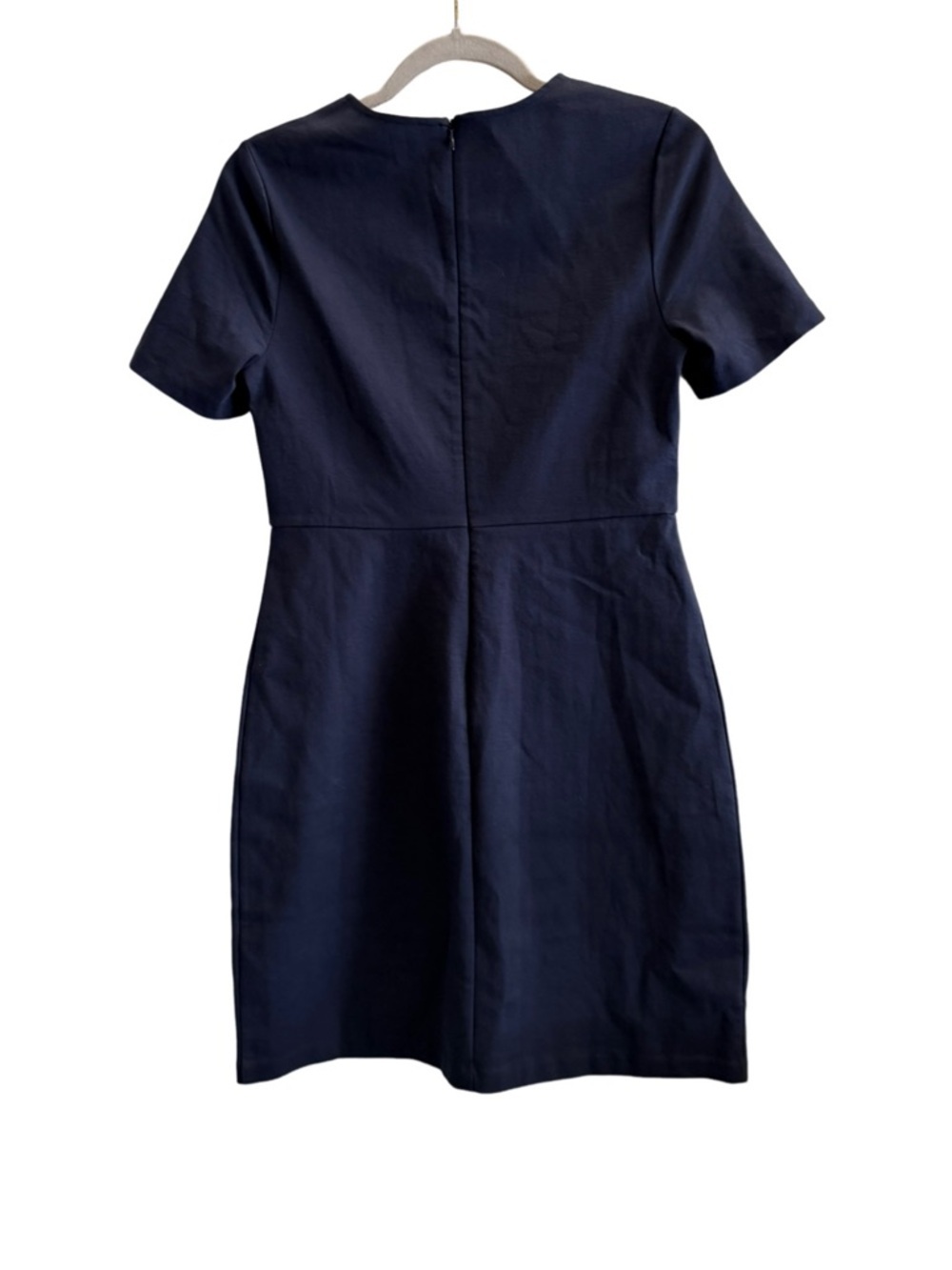 Boden Navy Blue Short Sleeve Sheath Dress Size US 4 - Picture 3 of 8